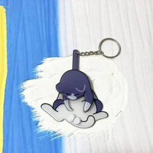 New Pull Play Egg Cat Keychain 3d Rotatable Cute Funny Cat Pendant Bag Accessories Cartoon Cat Trick Play Egg