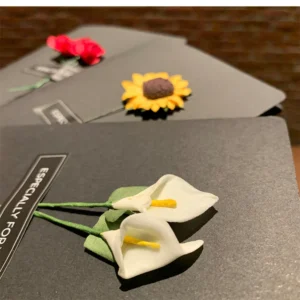 Birthday Card Unique Flower Greeting Card Graduation Card Floral For Gift Giving Graduation Teacher Appreciation